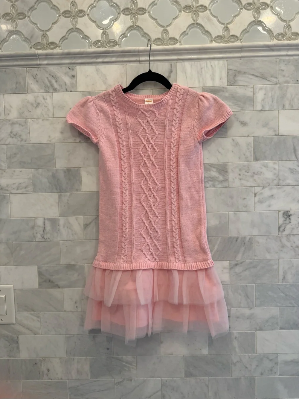 NWOT tulle/knit dress, Gymboree girls size 9